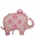 PINK ELEPHANT GIANT FOIL BALLOON 29''